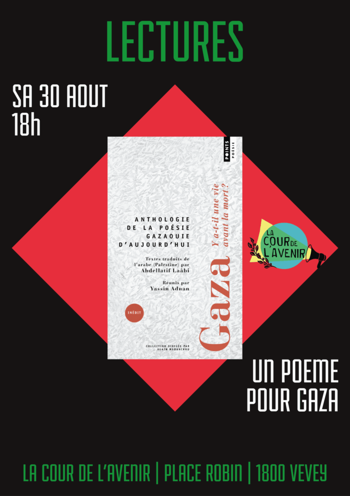 Poème pour Gaza – groupe de lecture participatif