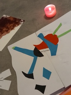 Collage cubiste parent-enfant